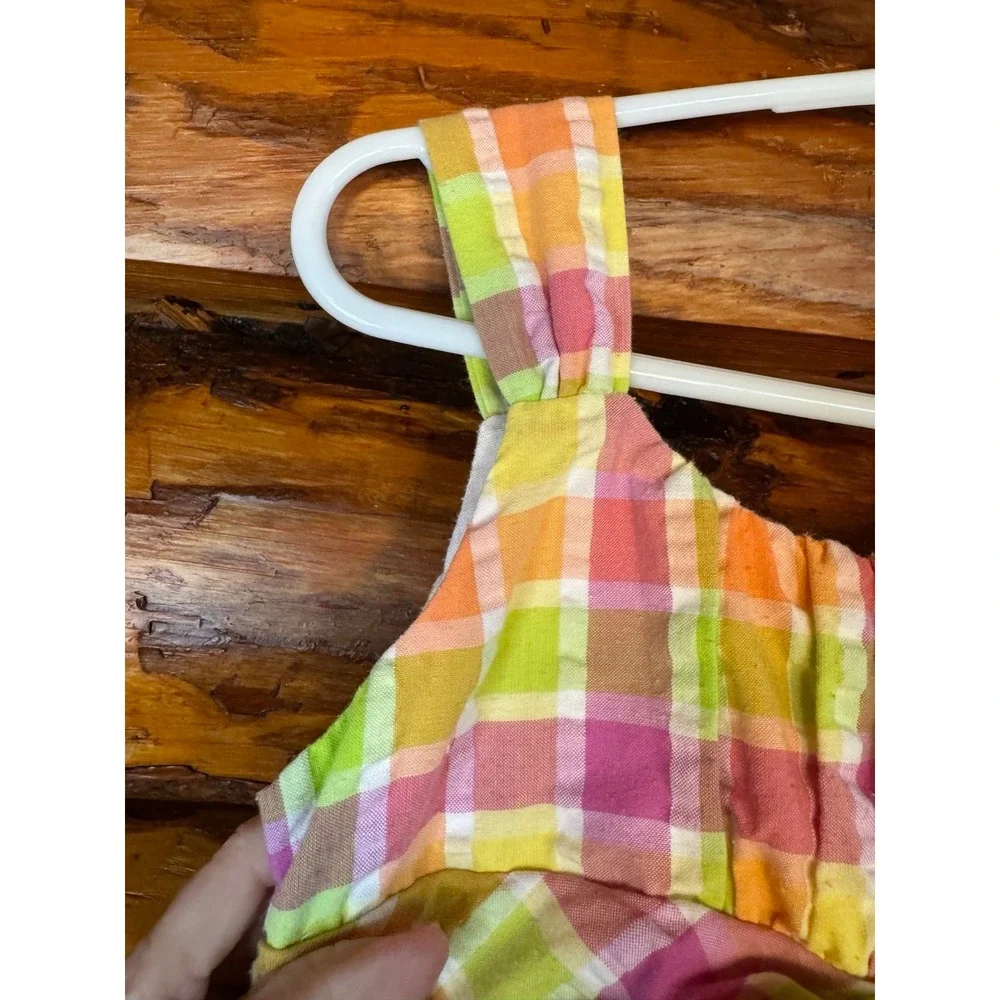 Bonnie Jean‎ Pastel Plaid Sundress Size 5